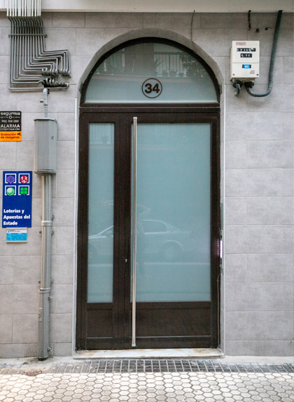 rehabilitación de fachada en donostia, gipuzkoa: portal