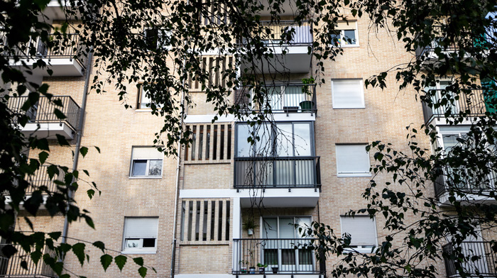 rehabilitación de fachada en Gipuzkoa: fachada sate en Elizasu 13 alza, donostia