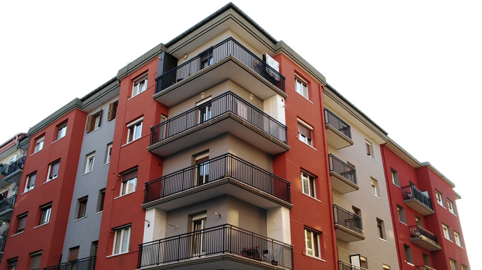 rehabilitación de fachada en Gipuzkoa: José Egino 7, Irún